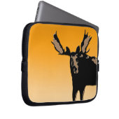 Moose at Sunset - Original Wildlife Art Laptopschutzhülle (Vorne Rechts)