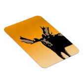 Moose at Sunset - Original Wildlife Art Magnet (Rechte Seite)