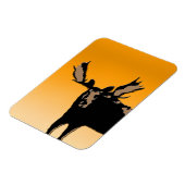 Moose at Sunset - Original Wildlife Art Magnet (Linke Seite)
