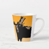 Moose at Sunset - Original Wildlife Art Milchtasse (Rechts)