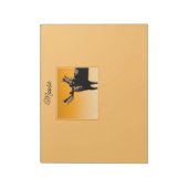Moose at Sunset - Original Wildlife Art Notizblock (Rotiert)