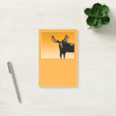 Moose at Sunset - Original Wildlife Art Post-it Klebezettel (Büro)
