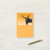 Moose at Sunset - Original Wildlife Art Post-it Klebezettel (Auf Schreibtisch)