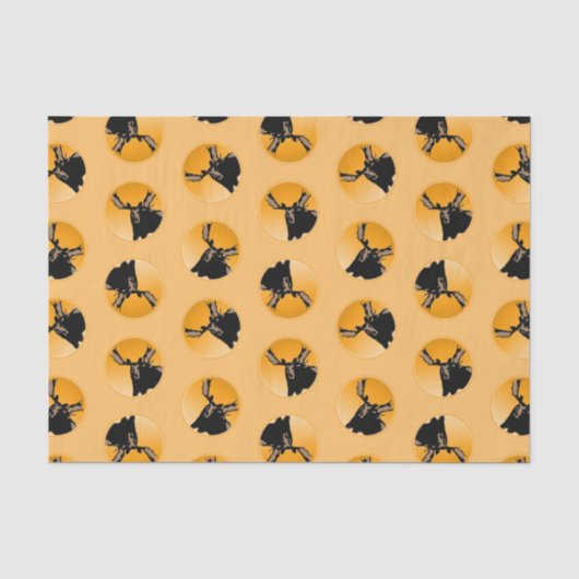 Moose at Sunset - Original Wildlife Art Seidenpapier (Vorderseite)