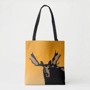 Moose at Sunset - Original Wildlife Art Tasche