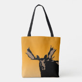 Moose at Sunset - Original Wildlife Art Tasche (Rückseite)
