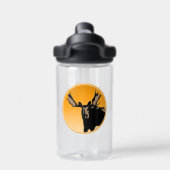 Moose at Sunset - Original Wildlife Art Trinkflasche (Rückseite)