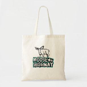 Moose auf der Autobahn-Tasche Tragetasche
