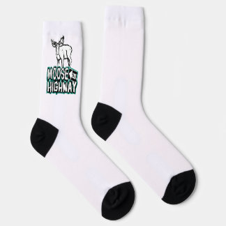 Moose auf Highway Socks Socken