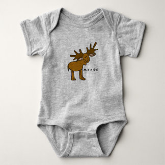 Moose Baby Bodysuit oder One-Piece (keine Basis) Strampler