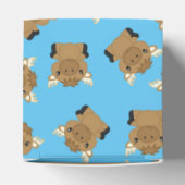 Moose Baby Shower Blue Boy Geschenkschachtel (Oben)