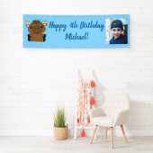 Moose Birthday Party Foto Banner (Insitu)
