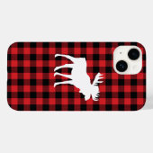 Moose Buffalo Karo Wilderness Cabin Case-Mate iPhone Hülle (Rückseite (Horizontal))