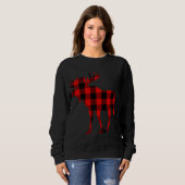 Moose Buffalo Red Kariert Sweatshirt (Vorne ganz)