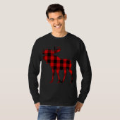 Moose Buffalo Red Kariert T-Shirt (Vorne ganz)