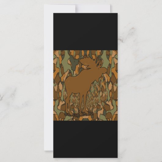 Moose Camouflage Geschenke und Einladungen (Vorderseite)
