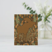 Moose Camouflage Geschenke und Einladungen (Stehend Vorderseite)