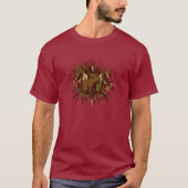 Moose Camouflage Geschenke und Einladungen T-Shirt (Vorderseite)
