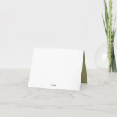 Moose Camouflage Vielen Dank oder Mitteilungskarte (Rückseite)