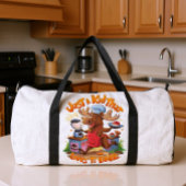 Moose Chef Backing by the Stove Duffle Bag