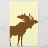 Moose Christmas Briefpapier (Vorderseite)