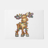 Moose Christmas Fußmatte (Vorderseite)