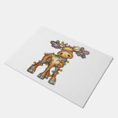 Moose Christmas Fußmatte (Schrägansicht)