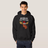 Moose Christmas Hat Moose Merry Christmoose Merry Hoodie (Vorne ganz)