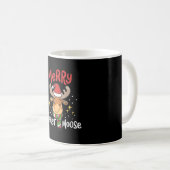 Moose Christmas Kaffeetasse (VorderseiteRechts)