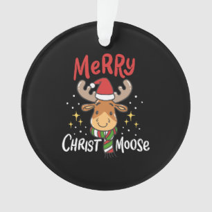 Moose Christmas Ornament