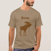 Moose Christmas T-Shirt (Vorderseite)