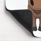 Moose Christmas Tree Lights Funny Xmas Moose Lover Mousepad (Ecke)