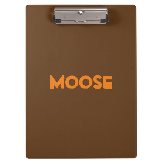 Moose Clipboard Klemmbrett (Vorderseite)