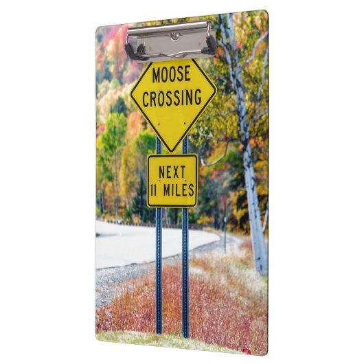 Moose Crossing Clipboard Klemmbrett (Links)