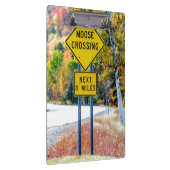 Moose Crossing Clipboard Klemmbrett (Rechts)