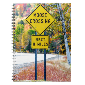 Moose Crossing Notebook Notizblock