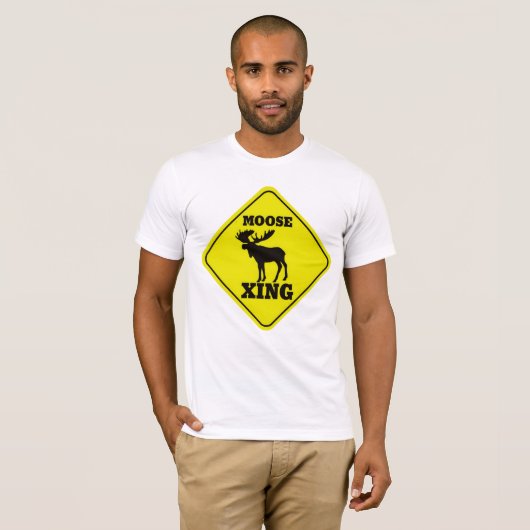 Moose Crossing T-Shirt (Vorne ganz)