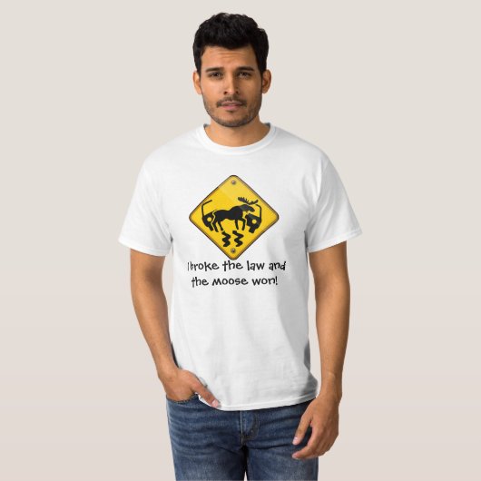 Moose Crossing T-Shirt (Vorne ganz)