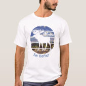 Moose Custom Town Name Retro T-Shirt (Vorderseite)