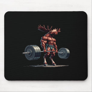Moose DeadHebe Gym Spaß Weightlift Fitness Mousepad