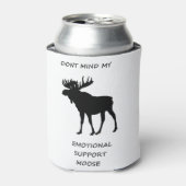 Moose der emotionalen Unterstützung Dosenkühler (Kanne Vorderseite)
