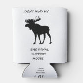 Moose der emotionalen Unterstützung Dosenkühler (Rückseite)