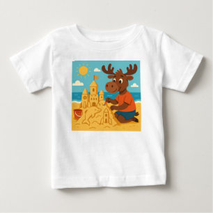 Moose der Sandbildhauer – Kreatives Sommer-T-Shirt Baby T-shirt