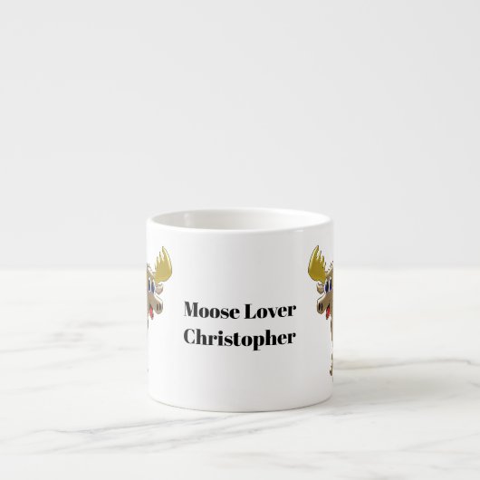 Moose Design Espressotasse (Vorderseite)