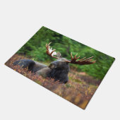 Moose Doormat Fußmatte (Schrägansicht)
