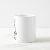 Moose Drink Kaffee in einem Polka Dot Robe Kaffeetasse (Mittel)