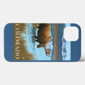 Moose DrinkingColorado Case-Mate iPhone Hülle (Rückseite (Horizontal))