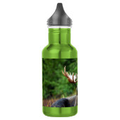 Moose Edelstahl Wasserflasche (Links)