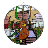 Moose Face Darts Dartscheibe (vorne)