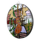 Moose Face Darts Dartscheibe (Vorderseite rechts)